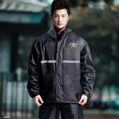 正招徙步加厚牛津雨衣雨裤 劳保反光雨衣套服 厂家批发分体式