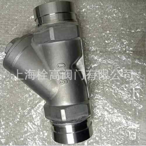厂家供应沟槽不锈钢Y型过滤器 GL81H-16P卡箍式不锈钢Y型过滤器
