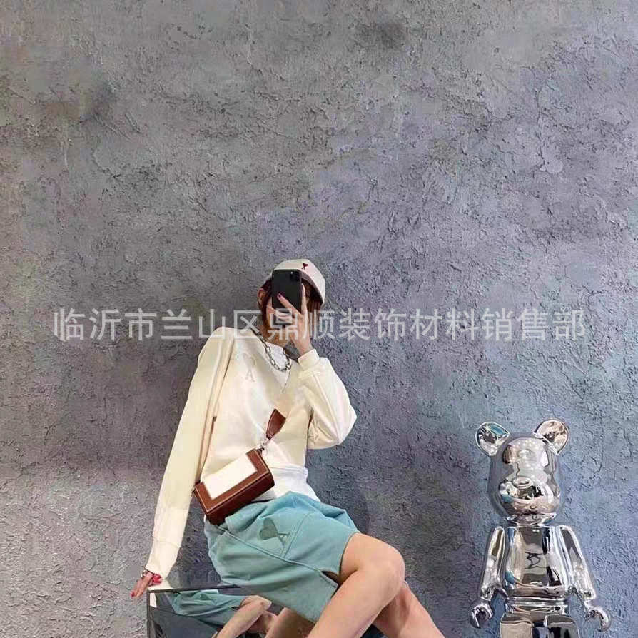 月球岩月球坑背景墙材料 艺术肌理水泥漆 DIY月球坑