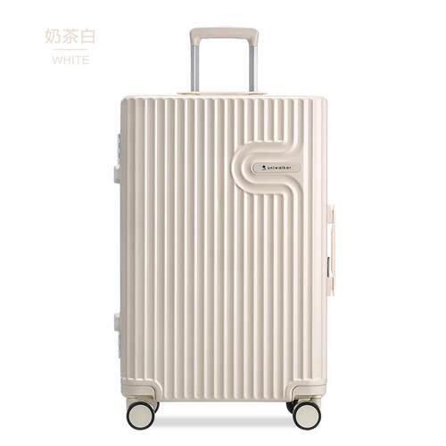 正品uni拉waker行李箱女纯C铝框杆箱韩版小清新轻便l万向轮旅行P