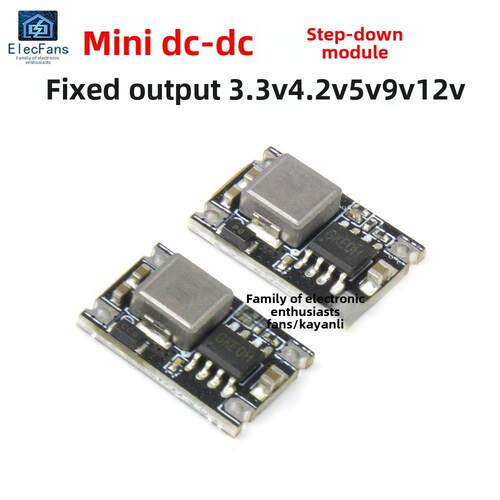 DC稳压电源降压模块 5V/12V/24V/30V转 固定3.3V/4.2V/5V/9V/12V