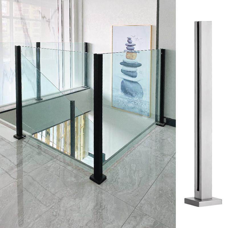 阳台玻璃护栏室外不锈钢楼梯立柱室内扶手家用阁楼栏杆围栏扶梯