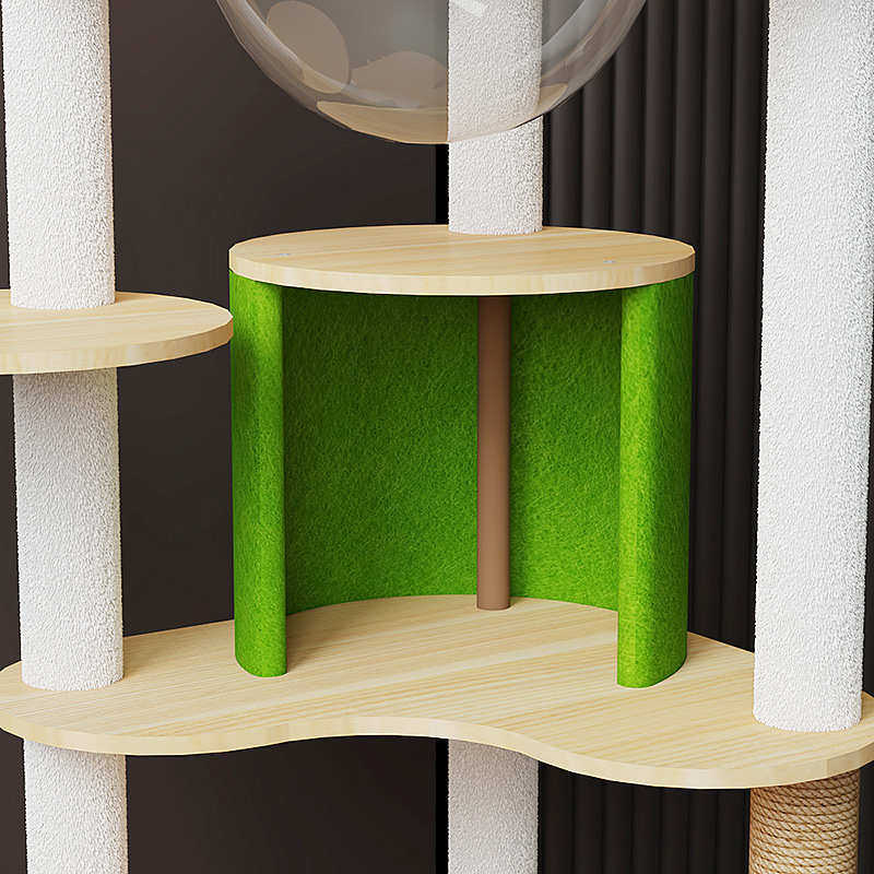 工厂直销猫爬架仿实木大型猫跳台太空舱猫别墅猫窝猫树一体猫抓板,宠物/宠物食品及用品,猫爬架,淘宝优惠券,粉丝福利购,淘宝优惠卷