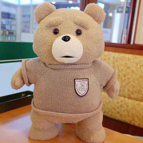 高档正ted2泰迪熊版西装韩国果冻公仔日毛绒送玩具男女生抱枕生礼