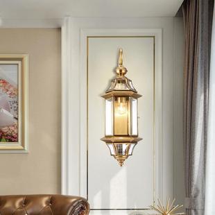 户外壁灯防水欧式 全铜阳台YD054走墙壁灯别庭墅院外灯过道廊灯室