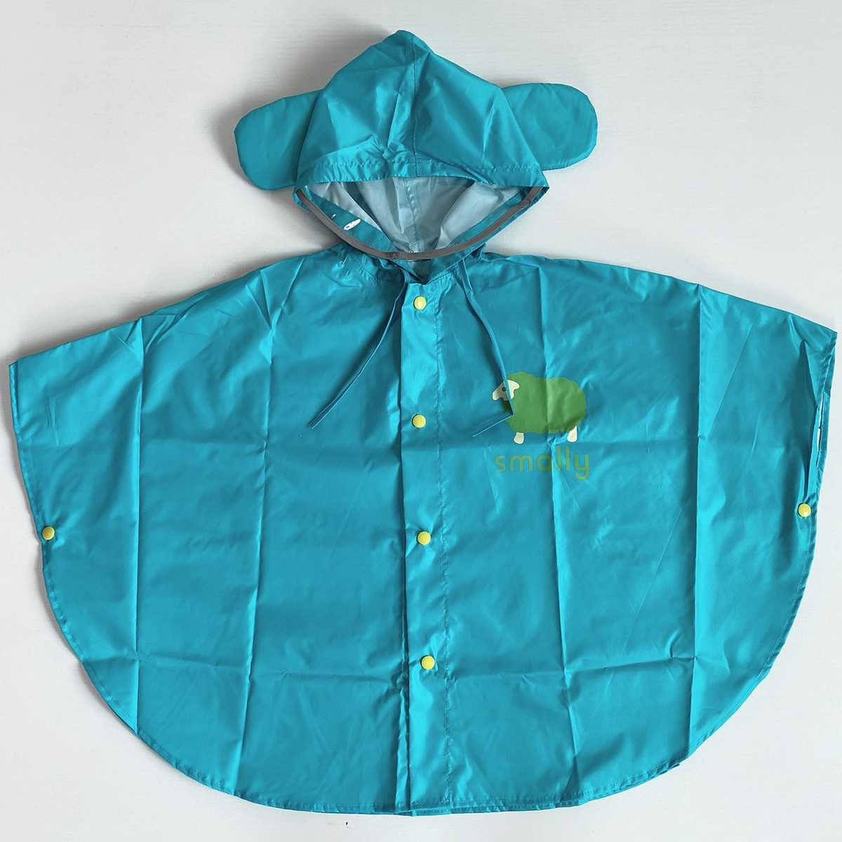 ly女童韩国Sma小孩防水男童小学生斗篷儿童雨衣雨披幼儿园l式宝宝