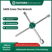 石达十字胎扳手汽车专用维修工具十字套筒拆胎省力扳手