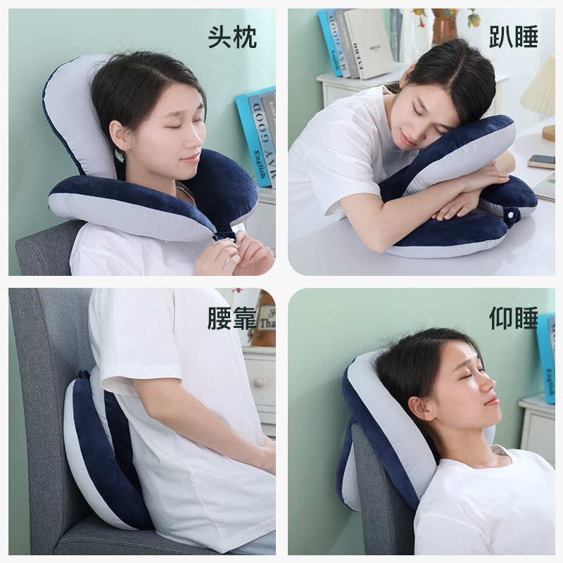 午睡枕趴睡枕学生办公室午休神器工位仰睡抱枕头午休枕趴桌子睡觉