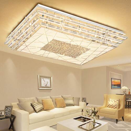 led水晶吸顶灯客厅主灯2026新款客厅灯现代简约大气卧室吊灯具全