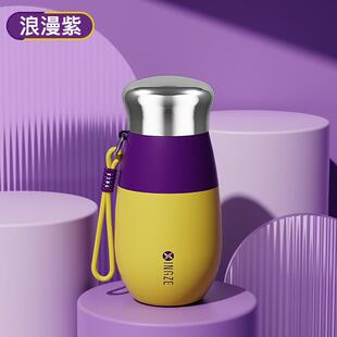 正品保温杯女士上班族高颜值水杯学生出5小2巧便携外式泡茶杯子02