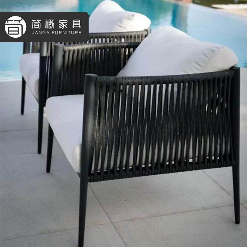 户外别墅庭花院园沙台发防防晒藤编露茶几沙发组合11酒店水民宿沙,住宅家具,户外沙发,淘宝优惠券,粉丝福利购,淘宝优惠卷