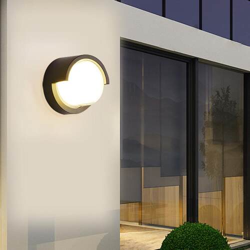 led户外亚克力壁灯外墙灯室内灯阳台走廊酒店廊架感应灯厂家
