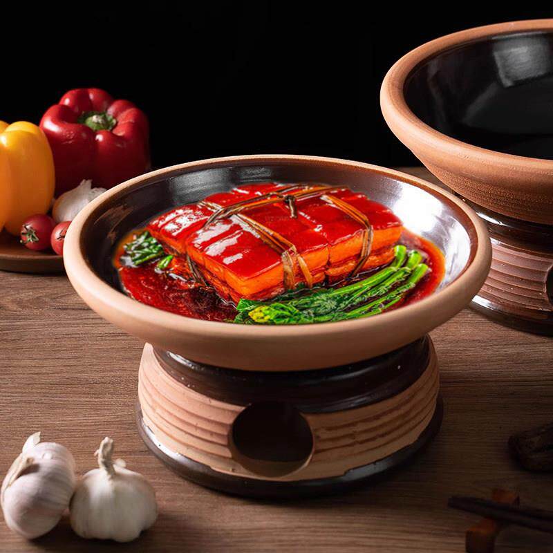 酒店餐具饭店专用明炉老式土钵子砂锅炖锅中式耐高温红烧肉钵子碗
