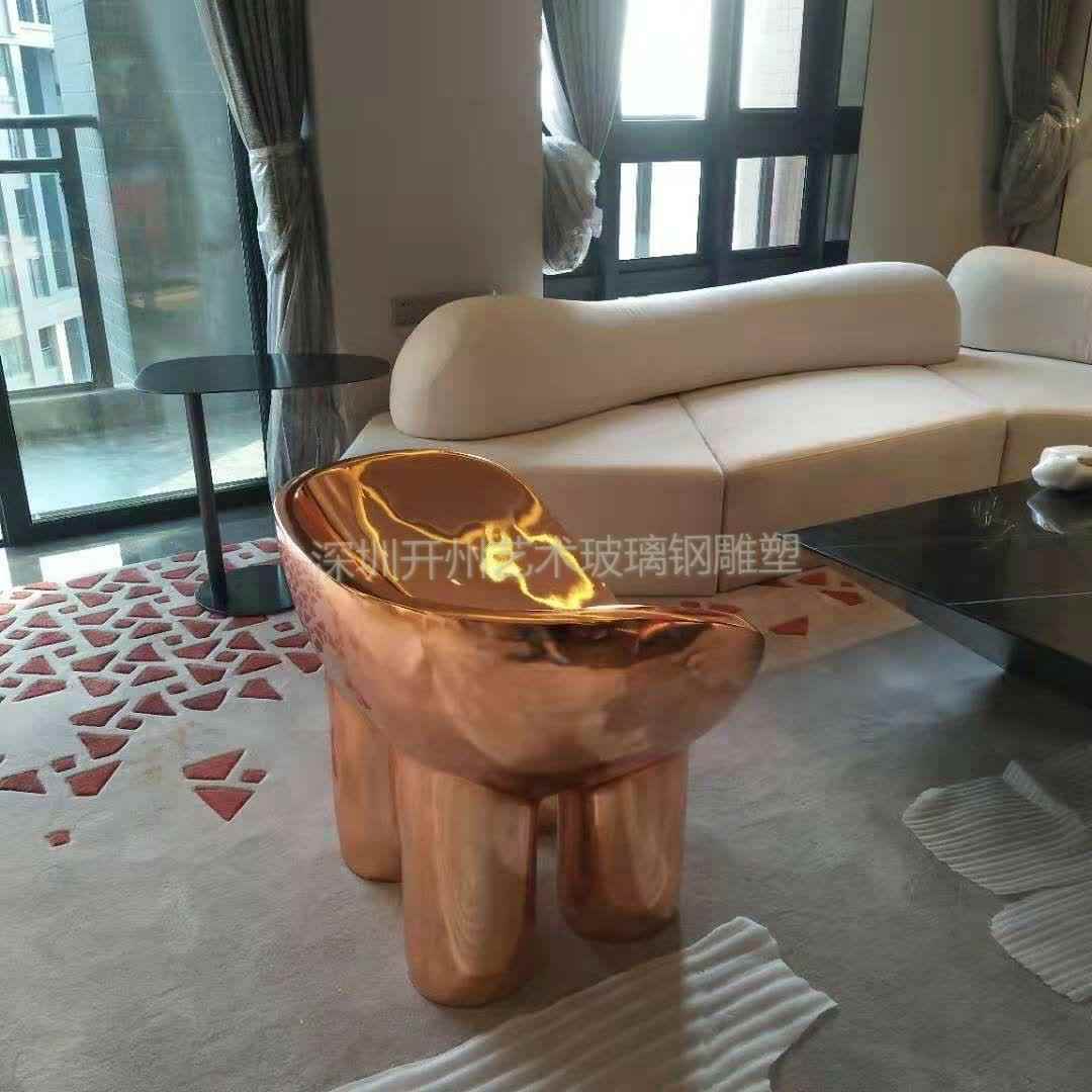 创意玻璃钢儿童坐凳商场游乐幼儿园户外景观休闲座椅室内客厅摆件