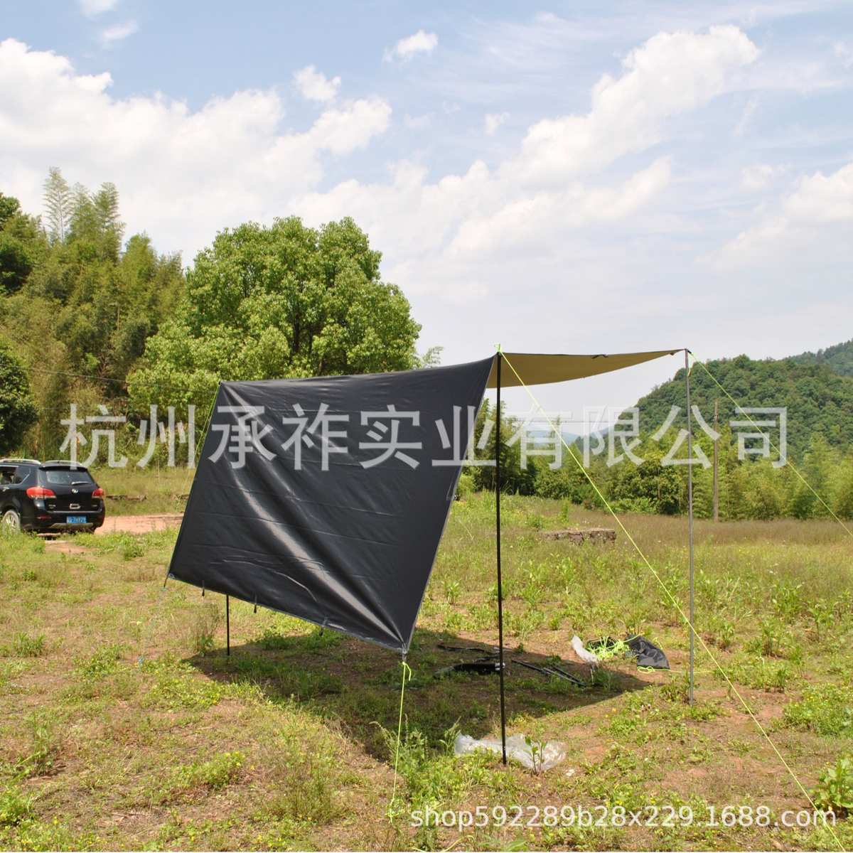 厂家超大20平5米多功能多挂点天幕,涂银防晒抗撕裂天幕 多功能天