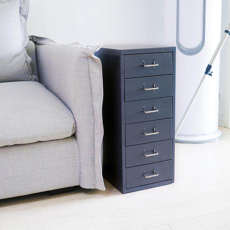 文件柜抽屉式办公室桌下小柜子铁皮柜矮柜a4多层收纳窄储物活动柜