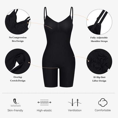 Shapewear Bodysuit for Women Tummy Control Seamless Backless