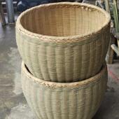大竹筐特大号手工竹编大号箩筐竹编制品淘米箩篼粮食竹筐收纳篓喜