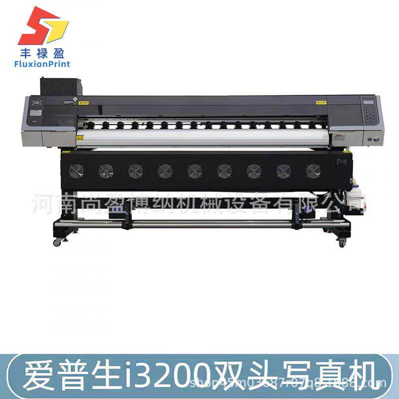 1.8米宽幅服装面料数码印花机油画装饰画打印机 帆布皮革UV打印机