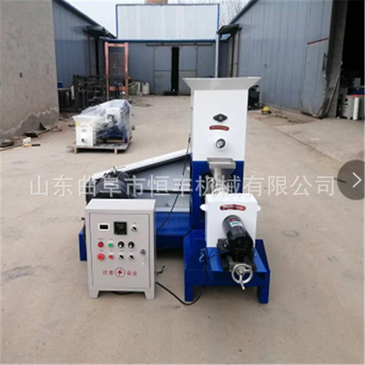 40型宠物狗粮猫粮饲料膨化机养殖猪饲料熟化玉米膨化机