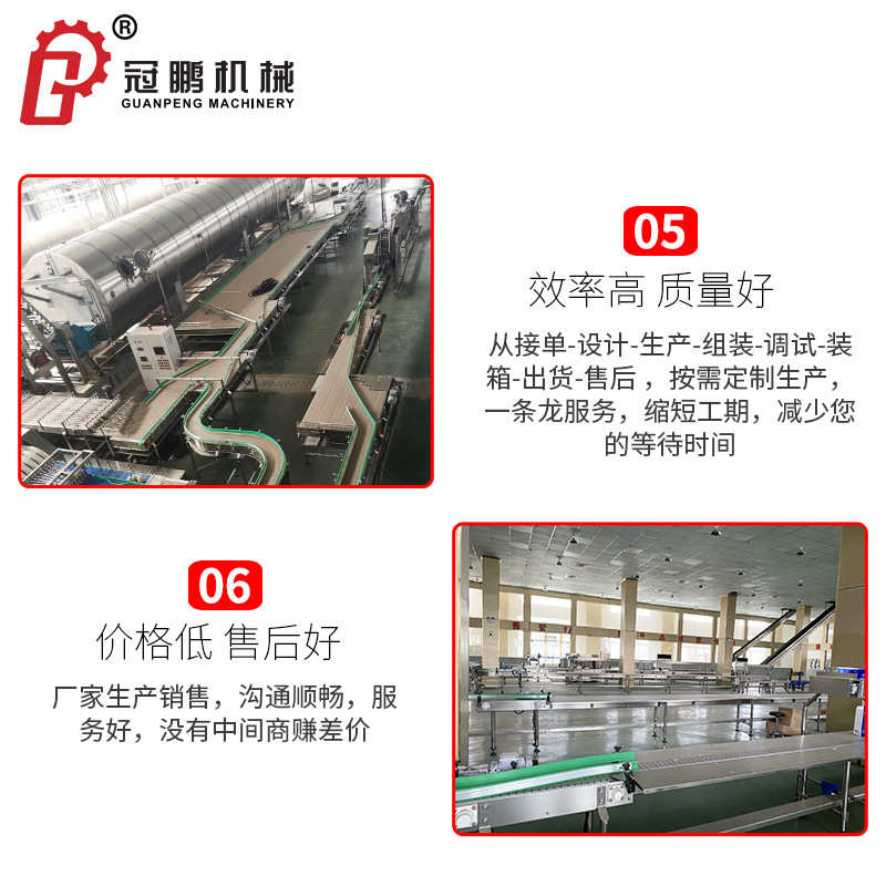 定制塑料链板输送机食品厂流水线传送带转弯板链机网带输送线上海