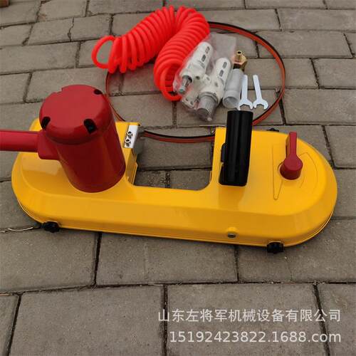 气动轨道切割机多功能120mm矿用气动带锯钢轨气动锯切轨机
