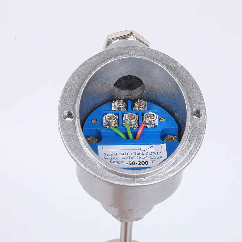 快316l真空模块4-pt100变送器盲法兰装板温度热电卡箍20ma阻kf