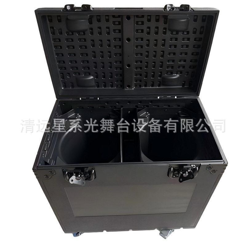 厂家供应舞台灯光音响工具线材机柜LED显示屏耐摔轻便塑料航空箱