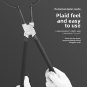 护顶卡圈钳特大号18英寸内卡圈钳固定环钳外卡圈钳黄钳弹簧钳直弯