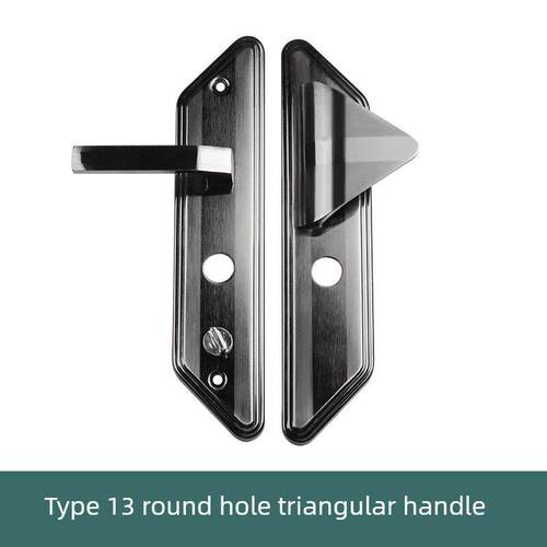 13型三角拉手防盗门拉手大耳圆孔单活拉手孔间距222mm Maxim