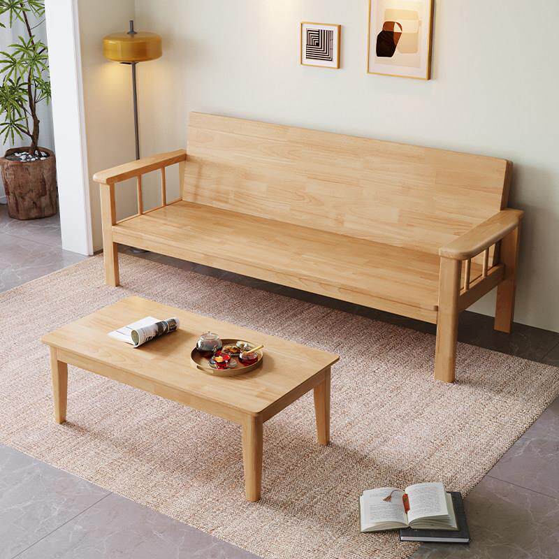 实木沙发床可折叠两用沙发床小户型小沙发现代简约多功能直排沙发