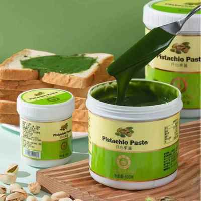 Pistachio paste迪拜巧克力原料开心果酱100G烘焙食材绿酱 果酱