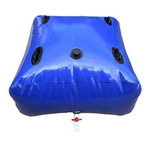 款可折叠pvc软体加厚农业水囊抗旱升级蓝色防渗软体漏把手水袋