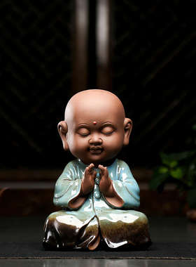 摆设送礼电视柜摆件装饰物工艺品办公室小禅意品家里客厅和尚玄关