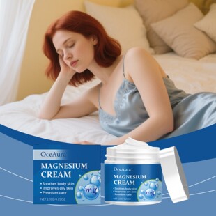 OCEAURA Magnesium Sleep Cream, a nurturing and comforting pr