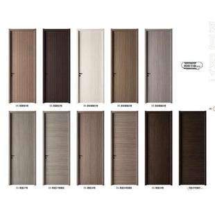 实木木全饰面室内无平木门格栅门门多层板江山开漆零度隐形