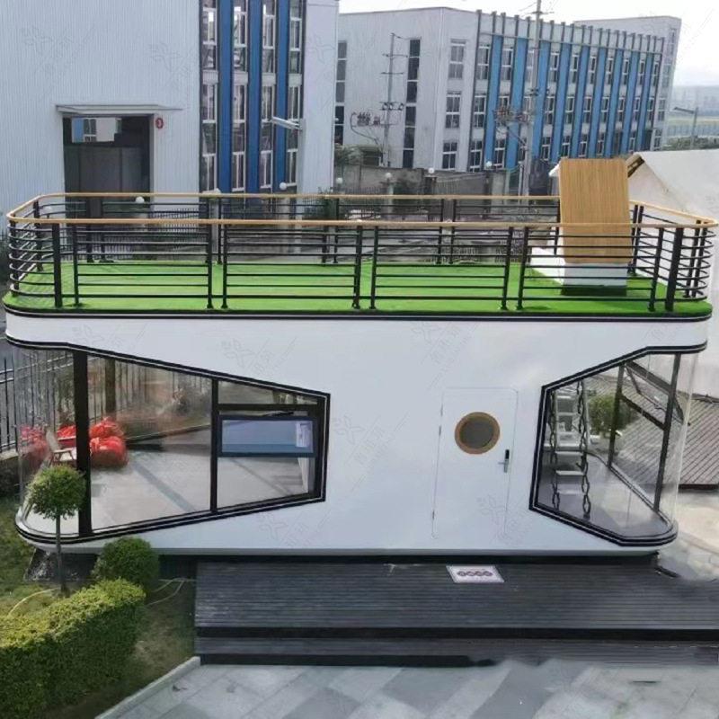 潮流文艺集装箱商业空间胶囊模拟太空舱智能移动流浪舱定制厂家