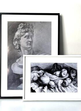 2k素描纸画框装裱外框相框8开美术生专用4开裱画框水彩绘画外框架