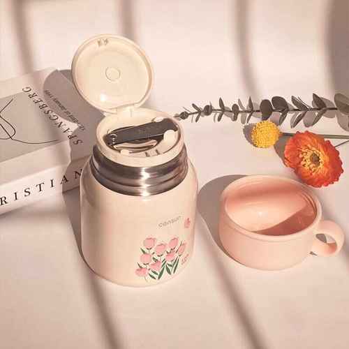 先行焖烧罐食品级316不锈钢内胆保温饭盒便携式闷粥上班族带饭