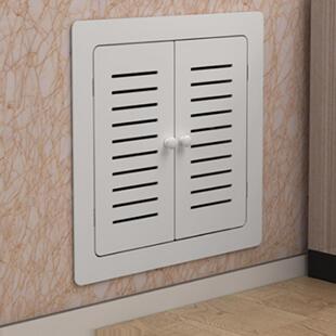 定制地暖分水器遮挡罩贴墙洞口遮挡盖板暖气装饰弱电箱地暖遮挡