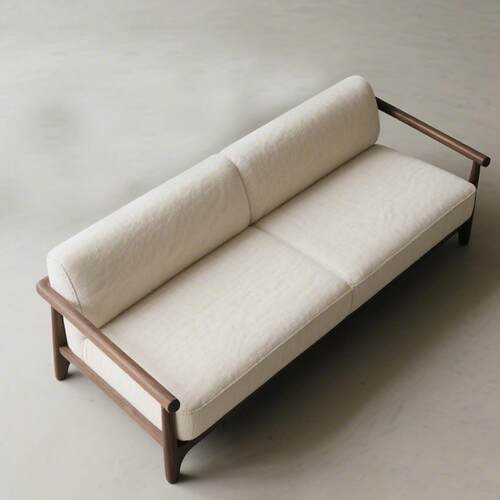 小户型家用宋式风格北美黑胡桃实木沙发2025新款极简轻奢客厅沙发