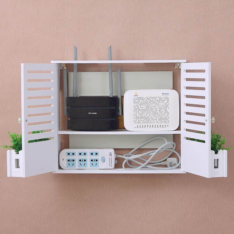 集线 线箱表盒无线 线路由器收纳盒架子网路线 线盒子墙上安装