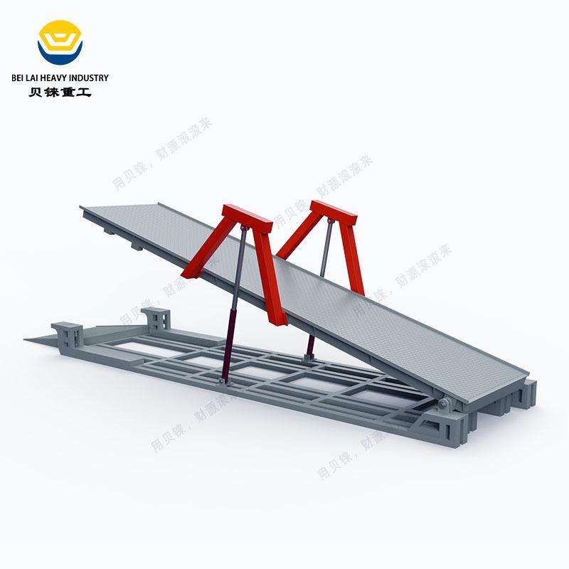 后翻式0翻板机厂家电动压装卸车升降95板80吨1翻0吨自动卸液车机