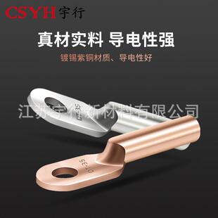 镀锡DT-4DT线镀锡色铜鼻子-DT400平方铜鼻子接线端子耳线鼻子非本