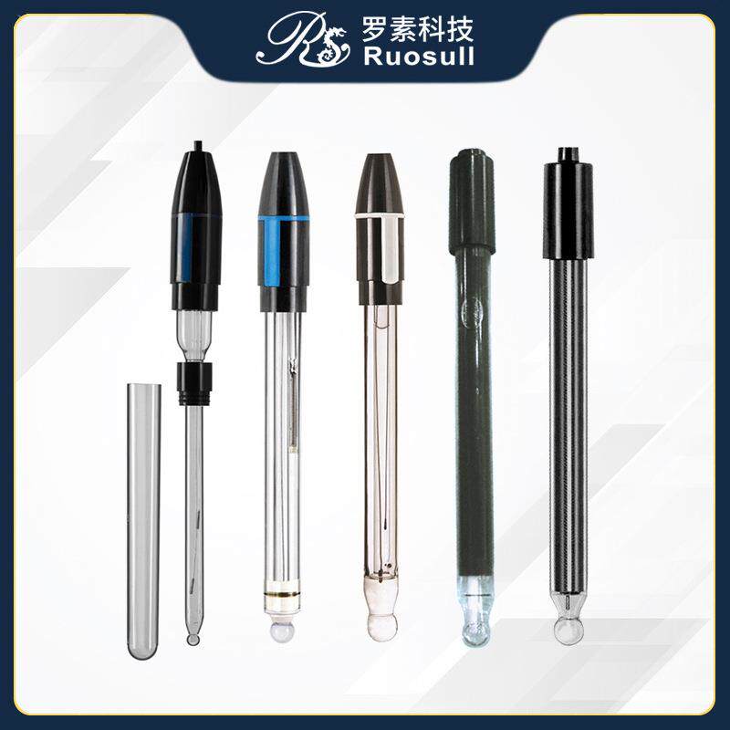 Ruosull/罗素实验室滴定电极复合pH复合铂复合ORP双铂探头