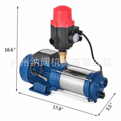 不锈钢自吸泵螺杆泵家用增压泵离心泵欧/澳标水泵电动抽水机