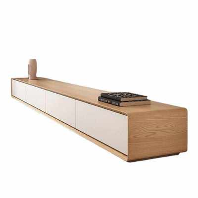 电视柜茶几组合胡桃木色现代简约小户型意式北欧客厅侘寂风落地柜