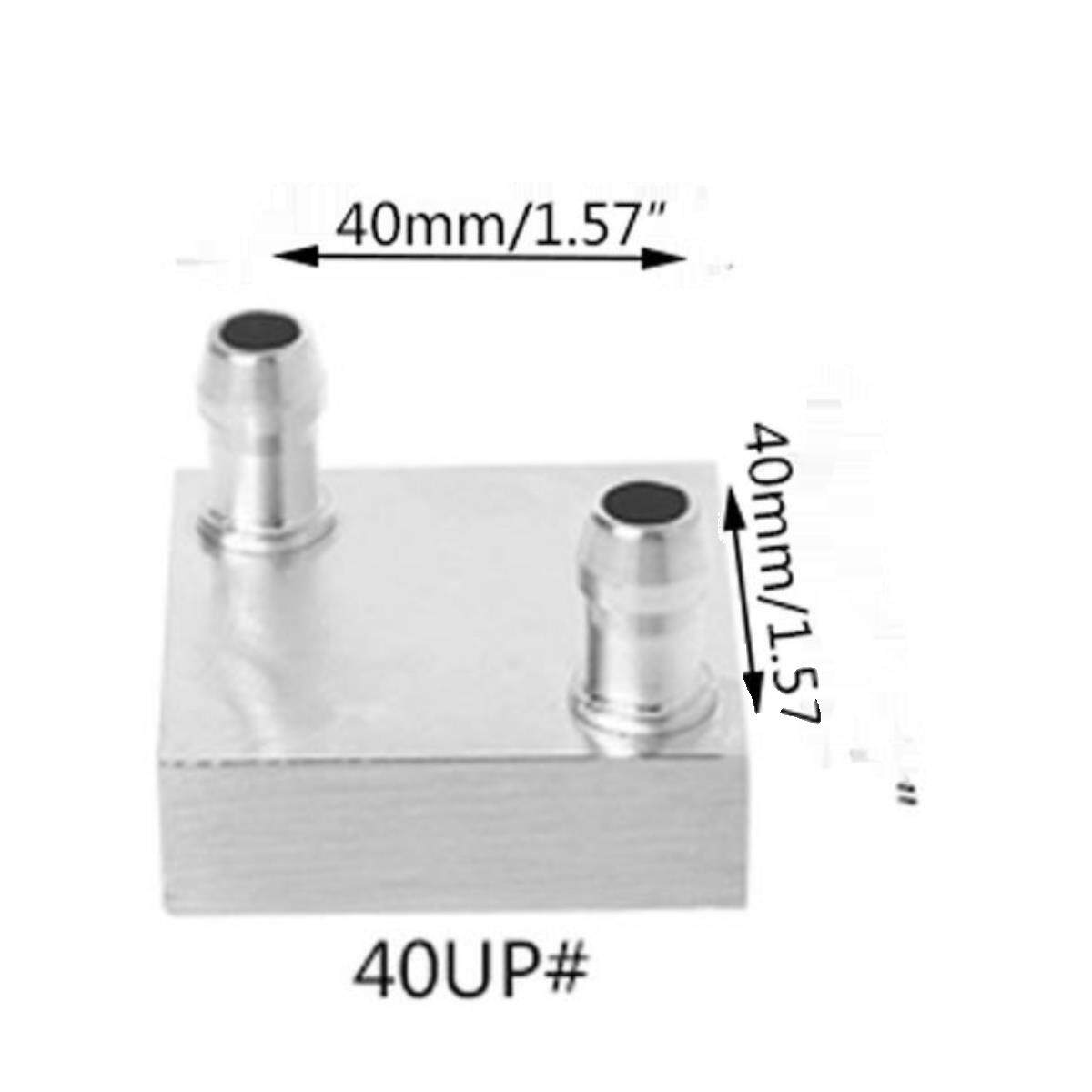 铝制水冷头30/40/80/120/160冷热开关Cpu显卡制冷芯片散热器液冷