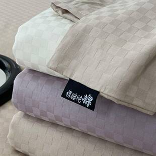 高端60支长绒棉床单单件100纯棉全棉贡缎宿舍加厚被单枕套三件套