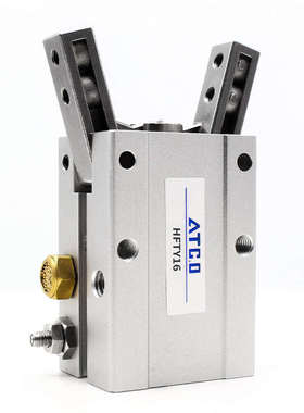 亚德客型单动常开型气动手指气缸HFTY6 /HFTY10 16 HFTY20 25 32